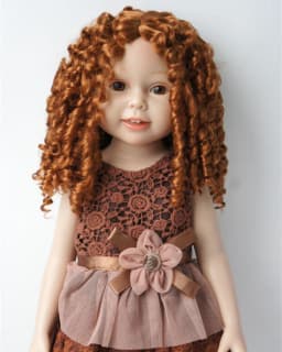 JD073 QBaby Eldorado Parting Long Curly Synthetic Mohair BJD Wig 9-10' 10-11” 11-12“ Pullip Blythes 18' AG Doll Accessies
