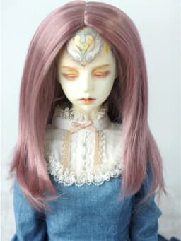 1/6 1/4 1/3 YOSD MSD SD Blythes wigs JD078 Parting Nature Middle Long Straight Synthetic mohair BJD Doll Hair
