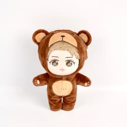 20cm Korean Plush Toy EXO Baekhyun Chanyeol Xiumin Suho Sehun KAI D.O.Chen Plush Dolls With Doll's Clothes Outfit for Gifts