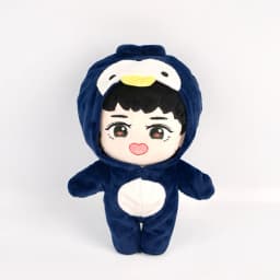 20cm Korean Plush Toy EXO Baekhyun Chanyeol Xiumin Suho Sehun KAI D.O.Chen Plush Dolls With Doll's Clothes Outfit for Gifts