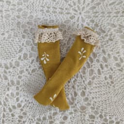 New Blyth Fashion Solid Color Knee Socks, Long and Short Lace Socks YMY24 Ob24 Azone Licca Doll Accessories Bow Socks