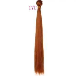 30cm*100cm Doll Hair Pink White Green Blue Brown Color Orange Yellow Color Straight BJD Doll Trees DIY Doll Wigs