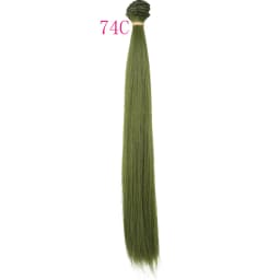 30cm*100cm Doll Hair Pink White Green Blue Brown Color Orange Yellow Color Straight BJD Doll Trees DIY Doll Wigs