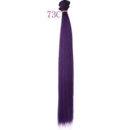 30cm*100cm Doll Hair Pink White Green Blue Brown Color Orange Yellow Color Straight BJD Doll Trees DIY Doll Wigs
