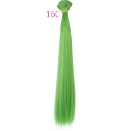 30cm*100cm Doll Hair Pink White Green Blue Brown Color Orange Yellow Color Straight BJD Doll Trees DIY Doll Wigs