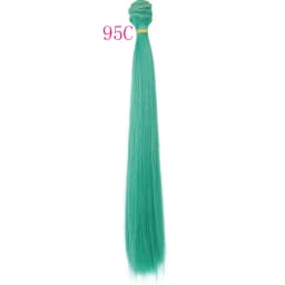 30cm*100cm Doll Hair Pink White Green Blue Brown Color Orange Yellow Color Straight BJD Doll Trees DIY Doll Wigs