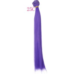 30cm*100cm Doll Hair Pink White Green Blue Brown Color Orange Yellow Color Straight BJD Doll Trees DIY Doll Wigs