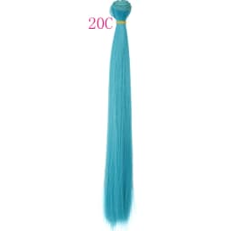 30cm*100cm Doll Hair Pink White Green Blue Brown Color Orange Yellow Color Straight BJD Doll Trees DIY Doll Wigs