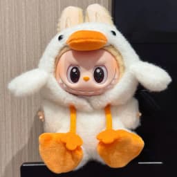 For Labubu Plush Duck The Monsters Forest Fairy Tale Series Clothes Cute Original Custom Hook Weaving Clothes Doll Accessories