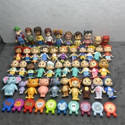 Original random send 5 pieces/set of watermelon dolls cartoon cute dolls children's games play house holiday gifts