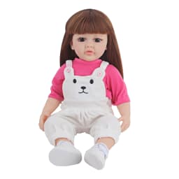 525CM Reborn Girl Doll Clothes Set Backband Pants+T-Shirt Clothing Suit Outfit For 22 Inches Baby New Born Girl Dolls Toy