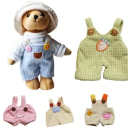 Multiple Styles Handmade Labubu Strap Pants DIY Replace Doll Rompers Doll Changing Clothing 12cm Dolls