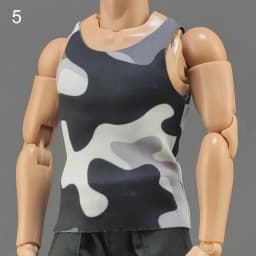 Figure Tops 1/6 Male Clothes Doll Sports Bottom Miniature Clothing Soldier Casual T-shirt Soldier Figure Accessory