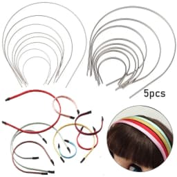 5pcs Hot Sale Quality Cute 1/3 1/4 1/6 1/8 for Doll Headband Materials Doll Hair Decor DIY Doll Head Band Parts Doll Accessories