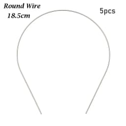 5pcs Hot Sale Quality Cute 1/3 1/4 1/6 1/8 for Doll Headband Materials Doll Hair Decor DIY Doll Head Band Parts Doll Accessories