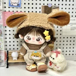 New Butter Bear Rabbit Cute 20cm Cotton Doll Clothes Tops Coat Skirt Hat Dressing Game Doll Accessories DIY Doll Dress Up Toys