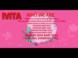 IVITA 18CM 100% Full Silicone Reborn Dog Doll with Eye Soft Silicone Realistic Collectible Art Toys for Children Christmas Gift