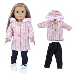 43cm Baby New Born Doll Asymmetrical Dress 18 Inch American Generation Girl Doll Clothes
