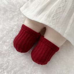 1pair Lovely Princess Plush Doll Casual Socks 15/20cm Cotton Doll Clothes Fashion Doll Cotton Ribbed Socks Clothes