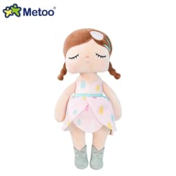 Metoo Doll Plush Toys For Girls Baby Linda kawaii Flower Fairy Angela For Children Kid Christmas Birthday Gift hot sale