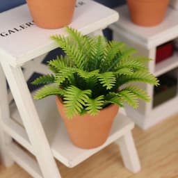 Mini Potted Plant 1:12 Dollhouse Miniature Tree Potted Plant Green Plant Model For Doll House Furniture Home Garden Decor