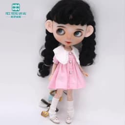 Fashion New Dress for Blyth Doll Azone OB23 OB24 Doll Accessories Girls Gifts