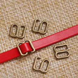 20/40Pcs Adjustment Buckle Mini Metal Doll Tri-glide Belt Buckles Clips DIY Handmade Button Doll Clothes Bags Shoes Accessories