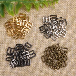 20/40Pcs Adjustment Buckle Mini Metal Doll Tri-glide Belt Buckles Clips DIY Handmade Button Doll Clothes Bags Shoes Accessories