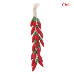 1:12 Dollhouse Miniature Simulation Food Vegetables Fake Chili Pepper Garlic DIY Scene Doll House Room Home Christmas Wall Decor