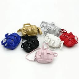 1PC Handmade Doll Crossbody Bag For 1/6 1/8 BJD Pure Color Shoulder Bags Mini Handbag Kid Toy 15cm/20cm Cotton Doll Accessories