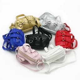 1PC Handmade Doll Crossbody Bag For 1/6 1/8 BJD Pure Color Shoulder Bags Mini Handbag Kid Toy 15cm/20cm Cotton Doll Accessories