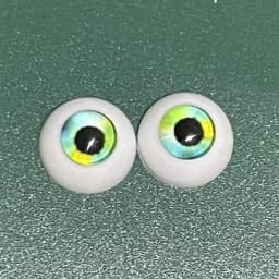 2 Pairs 12mm/14mm Eyeball DIY Toy Eye Plush Animal Eye Accessories Doll Eyeball BJD Eyes