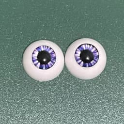 2 Pairs 12mm/14mm Eyeball DIY Toy Eye Plush Animal Eye Accessories Doll Eyeball BJD Eyes
