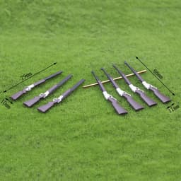 Miniature Items Mini Metal Pistol Guns Model Toys Soldier Scene Props for 1/12 Action Figure Dolls Accessories Dollhouse Decor