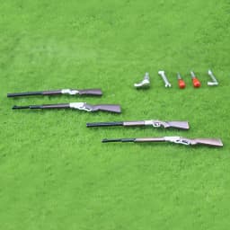 Miniature Items Mini Metal Pistol Guns Model Toys Soldier Scene Props for 1/12 Action Figure Dolls Accessories Dollhouse Decor