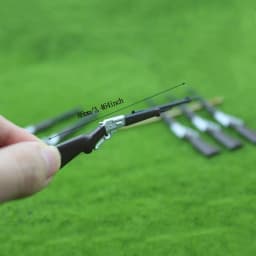 Miniature Items Mini Metal Pistol Guns Model Toys Soldier Scene Props for 1/12 Action Figure Dolls Accessories Dollhouse Decor