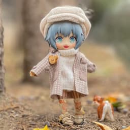 New Ob11 Doll British Style Baby Doll Clothes Beret Vintage Cape Doll Clothes For Penny, Nendoroids Ob11, Mollys, Obitsu 11