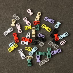 20Pcs Plastic Mini Release Buckles For Miniature Bag Doll Backpack Paracord Bracelet DIY Dog Collar Strap Webbing Outdoor Camp