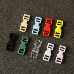 20Pcs Plastic Mini Release Buckles For Miniature Bag Doll Backpack Paracord Bracelet DIY Dog Collar Strap Webbing Outdoor Camp