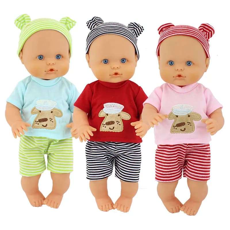 3pcs In 1, New Doll Clothes Suit Wear For 32cm Nenuco Doll, 13inch Doll Clothes And Accessories