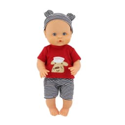 3pcs In 1, New Doll Clothes Suit Wear For 32cm Nenuco Doll, 13inch Doll Clothes And Accessories