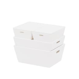 1:6 and 1:12 Mini Model doll house Box with lid/ storage box/containing case 4-piece set
