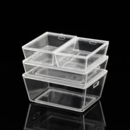 1:6 and 1:12 Mini Model doll house Box with lid/ storage box/containing case 4-piece set