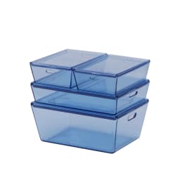 1:6 and 1:12 Mini Model doll house Box with lid/ storage box/containing case 4-piece set
