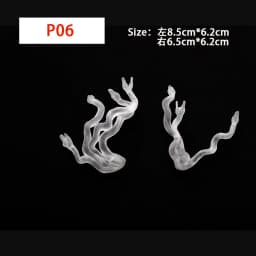 BJD Accessories Horns Wings Resin Fantasy BJD Custom Transparent Tan Skin Option Elf Ears Blue Red Pink Gift