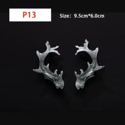 BJD Accessories Horns Wings Resin Fantasy BJD Custom Transparent Tan Skin Option Elf Ears Blue Red Pink Gift