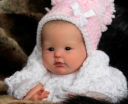 10inch Mini Reborn Doll Kit Mina Mini Triplet Unfinished Unpainted Doll Parts with Body and Eyes Blank Doll Kit DIY Toys