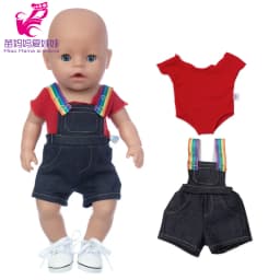 43 Cm Baby Doll Clothes Dress Waist Coat 17 Inch Reborn Dolls Outfit Wear Toys Outfit
