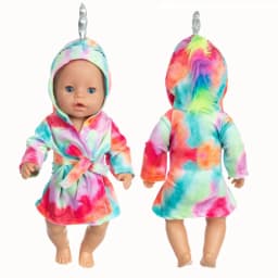 43 Cm Baby Doll Clothes Dress Waist Coat 17 Inch Reborn Dolls Outfit Wear Toys Outfit