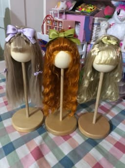 1/8 1/6 1/4 /1/3 BJD SD Figures OB11 Blyth Doll Accessories Wig Stand Bracket for YOSD MSD SD13 Tall 80cm Doll Tool